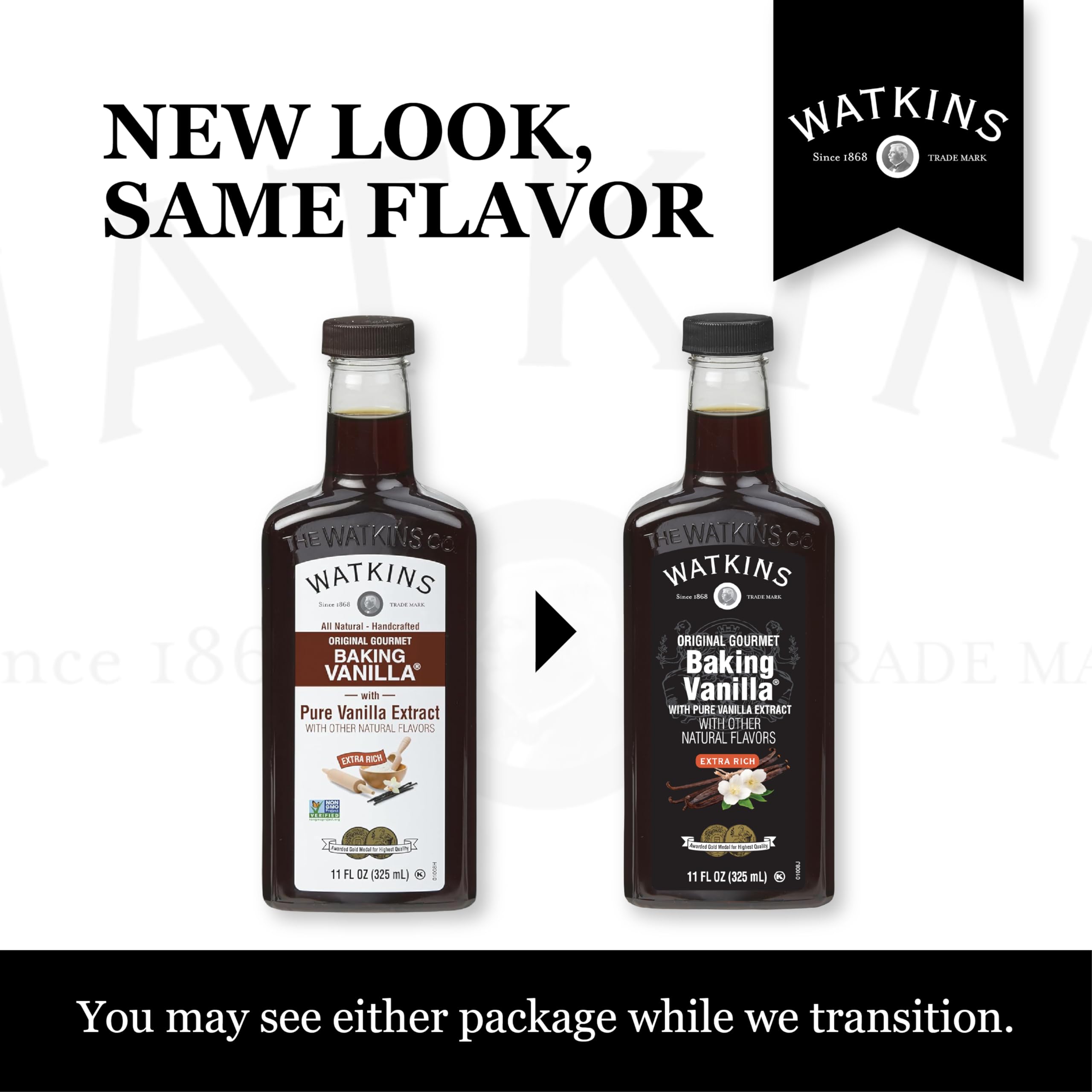 Watkins All Natural Original Gourmet Baking Vanilla, with Pure Vanilla Extract, 11 Fl Oz (Pack of 1) - Packaging May Vary - Image 8