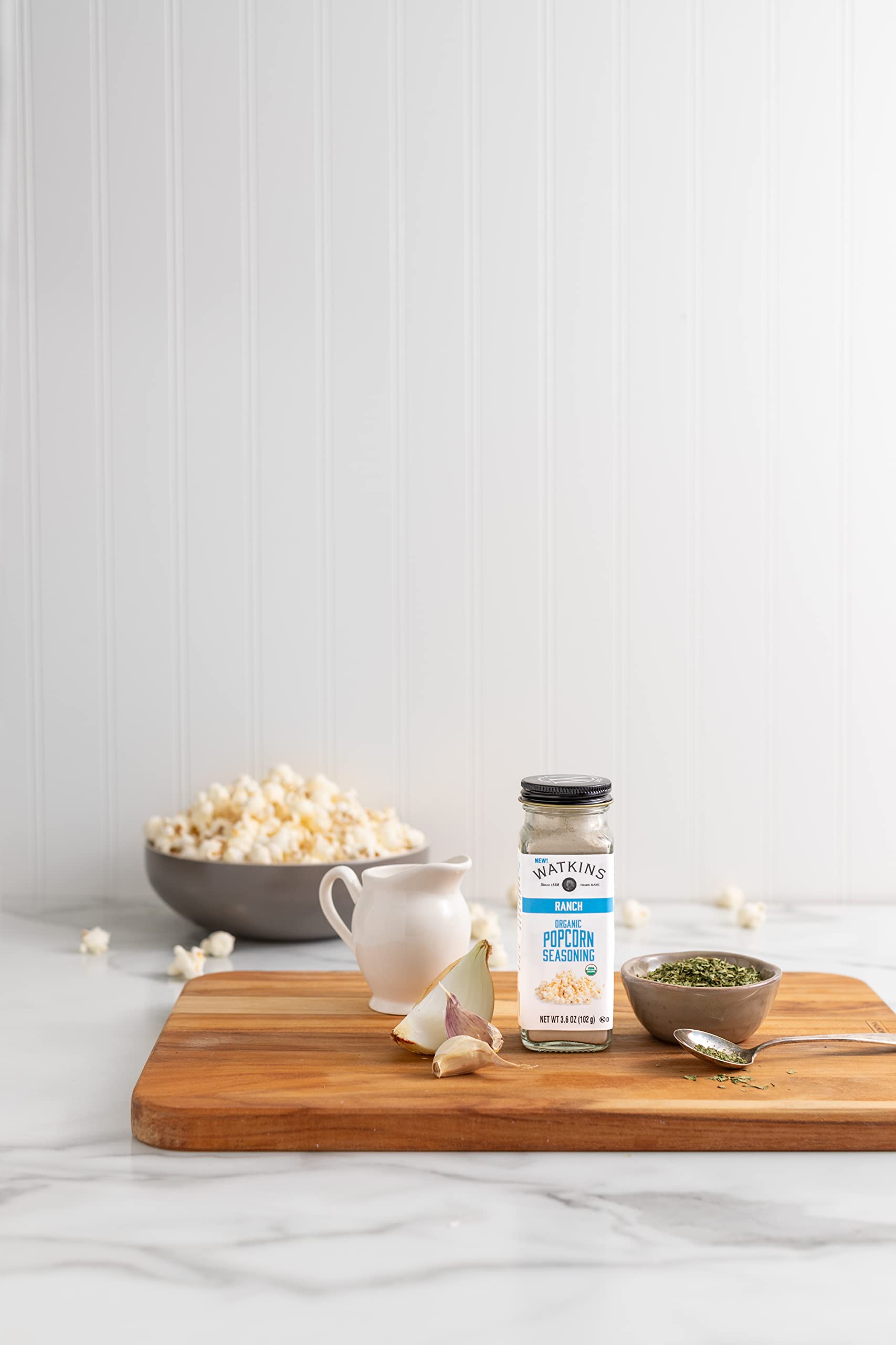 Watkins Gourmet Organic Ranch Popcorn Seasoning, 3.6 oz - Image 5