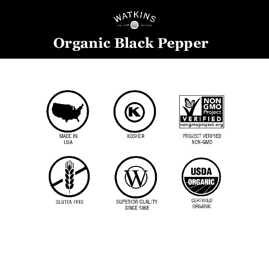 Watkins Organic Peppercorn Blend Grinder, 2.4 Oz - Image 5