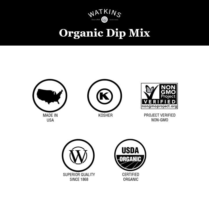 Watkins Organic Gourmet Dip Mix, Guacamole, 0.63 Ounce (Pack of 12) - Image 6