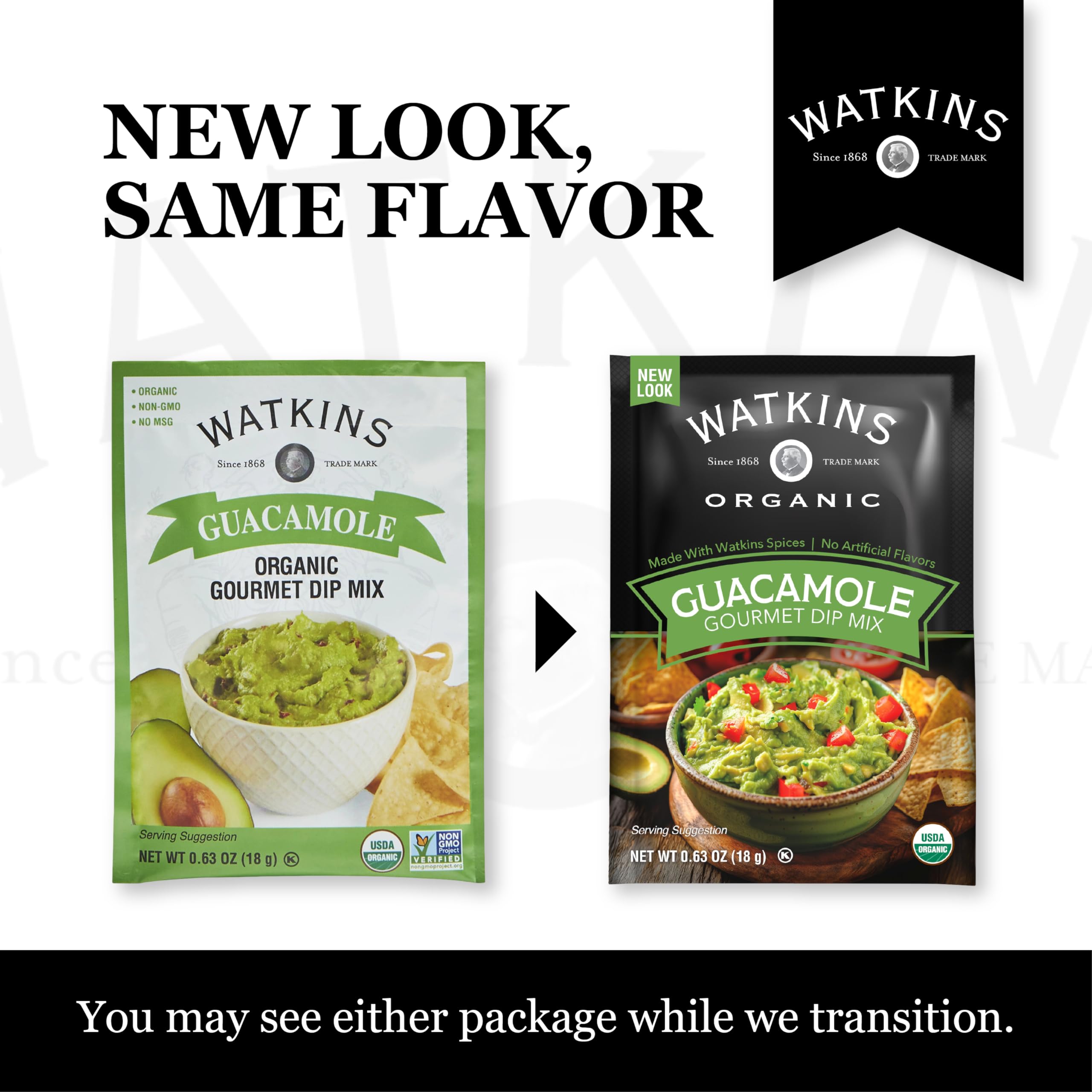 Watkins Organic Gourmet Dip Mix, Guacamole, 0.63 Ounce (Pack of 12) - Image 8