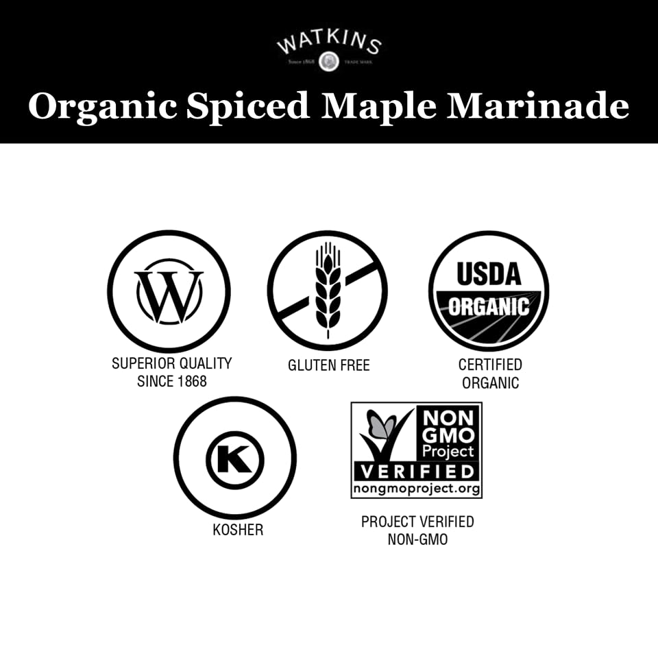 Watkins Organic Grilling Spiced Maple Marinade, 1.25 Oz each, 12 Count (Pack of 1) - Image 6