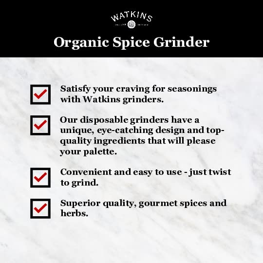 Watkins Organic Grinder, Garlic Peppercorn, 2.7 Ounce, 3-Pack - Image 7
