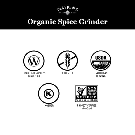 Watkins Organic Grinder, Garlic Peppercorn, 2.7 Ounce, 3-Pack - Image 8