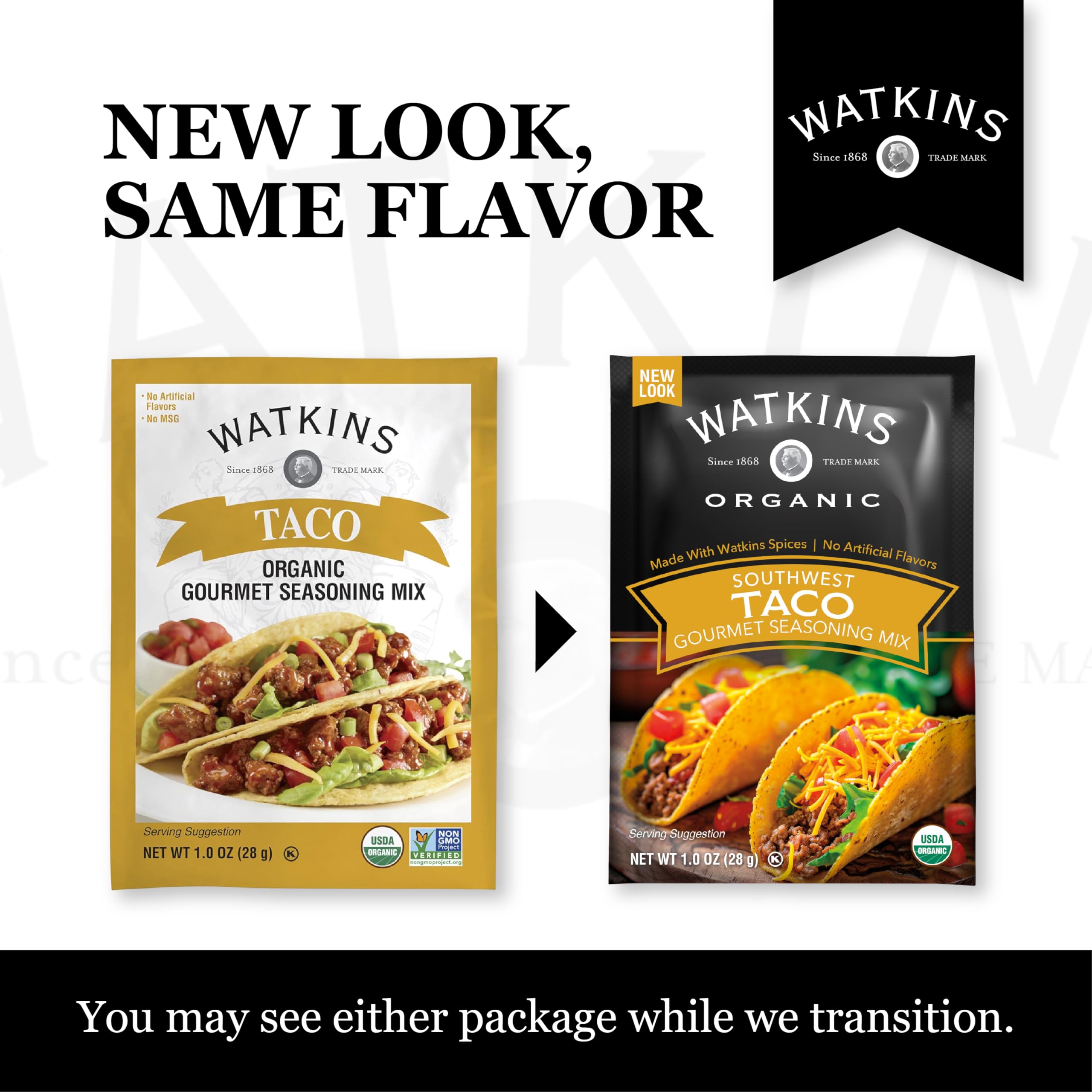 Watkins Organic Taco Gourmet Seasoning Mix, 1 oz. Packets,12 Count(Pack of 1) - Image 7