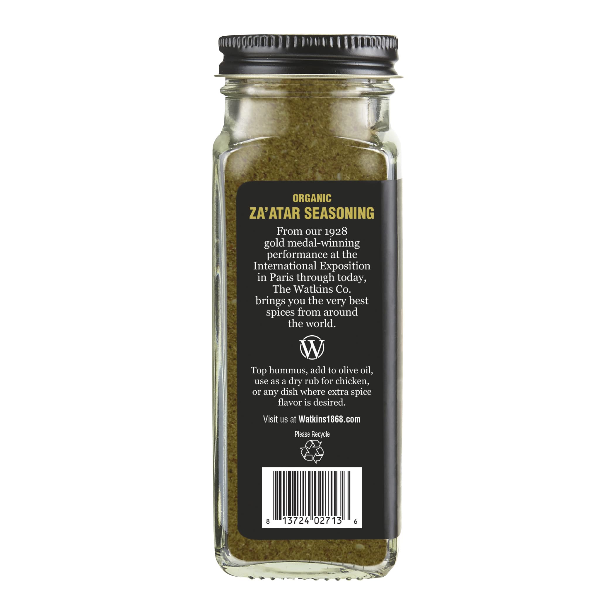 Watkins Organic Za'atar Seasoning, Spice Mix, 2.6 oz., 1 Count - Image 3