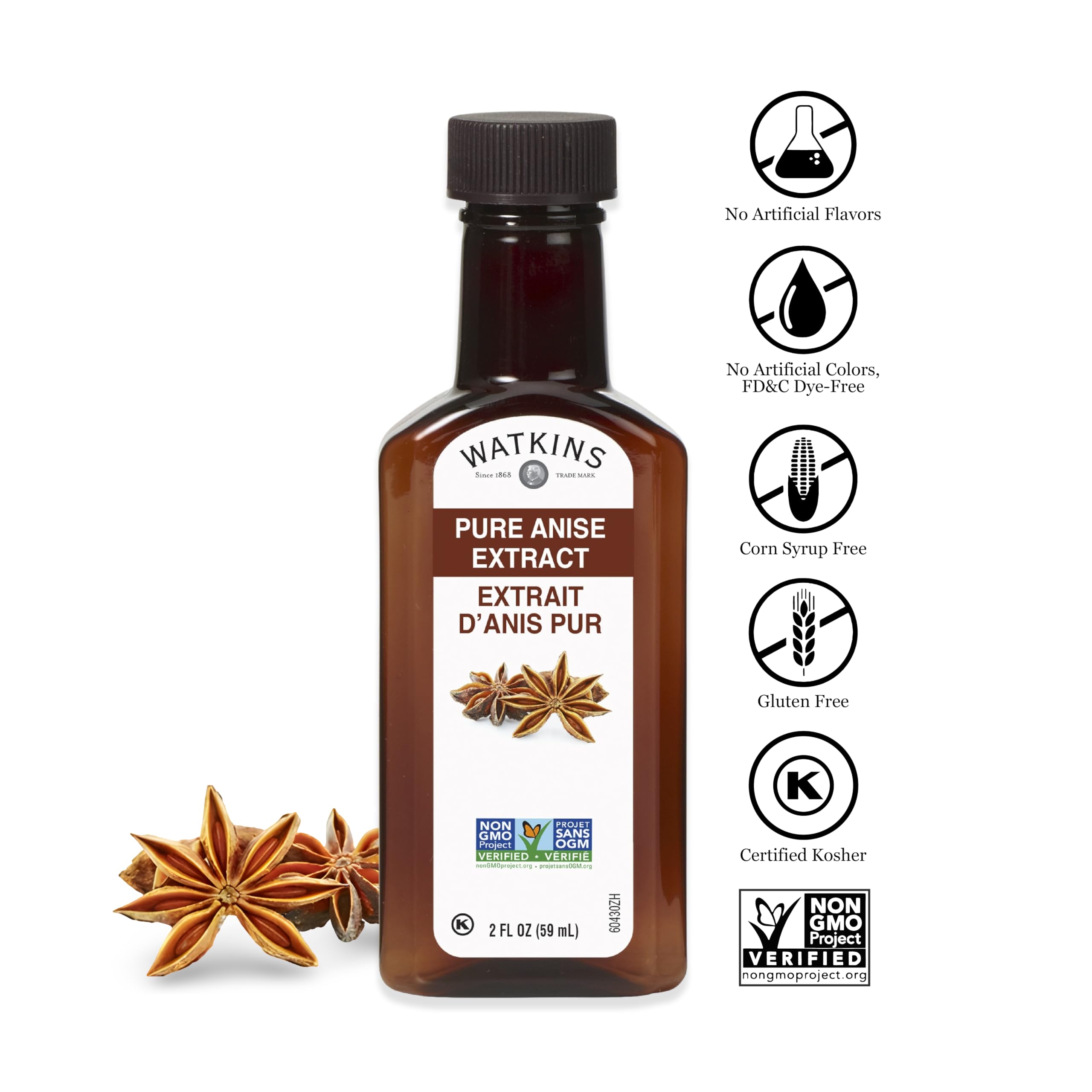 Watkins Pure Anise Extract, 2 oz. Bottles, Pack of 6 (Packaging May Vary) - Image 3