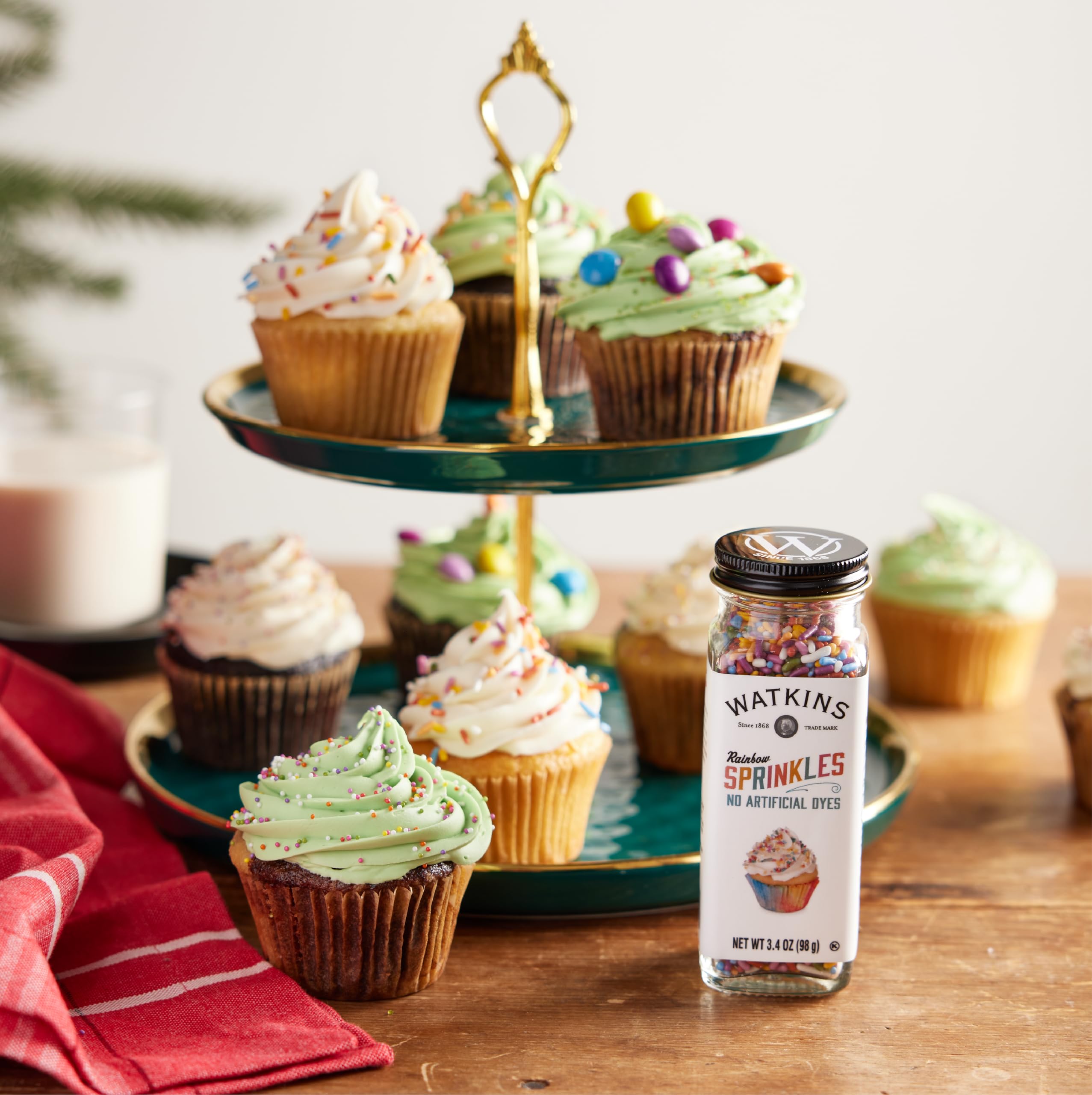 Watkins Rainbow Decorating Sprinkles, No Artificial Dyes, Kosher, 3.4 Ounce Jar, 1-Pack - Image 7